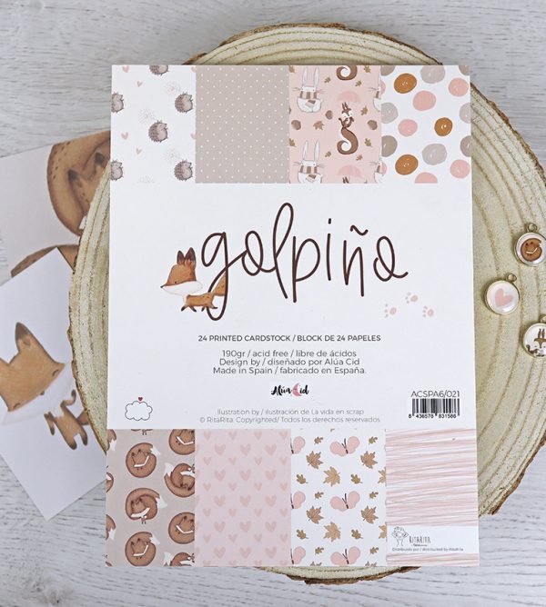 bloc para scrapbooking golpiño