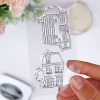 Set de Sellos de scrapbooking Casitas 1. Diseñados por Alúa Cid