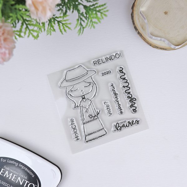 Set de sellos Relindo, de Alúa Cid Scrapbooking