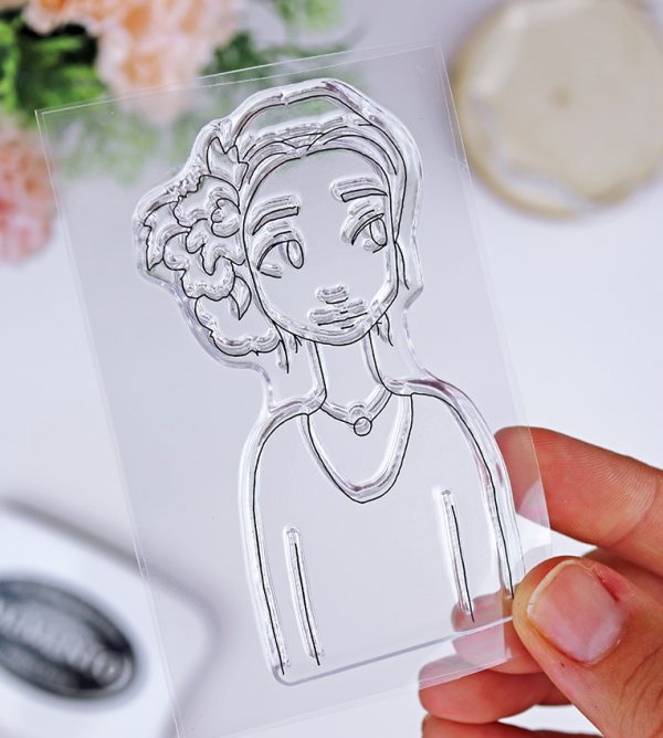 Sello de scrapbooking Mango, de Alúa Cid