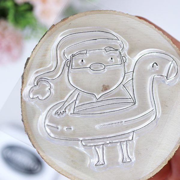 Sello de scrapbooking Al agua patos de la colección Austral, de Alúa Cid