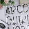 Set de sellos ABC Ari mayúsculas - Imagen 4