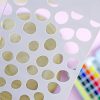 detalle mascara topos grandes para mix media