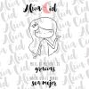sello gracias para scrapbooking
