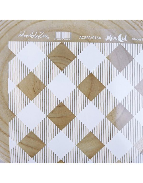 Papel acetato cuadros Adorable Zoe 2.0, para scrapbooking