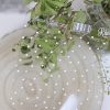 Papel acetato Topos blancos, para scrapbooking