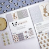 Bloc pequeño Panda azul para scrapbooking - Imagen 2