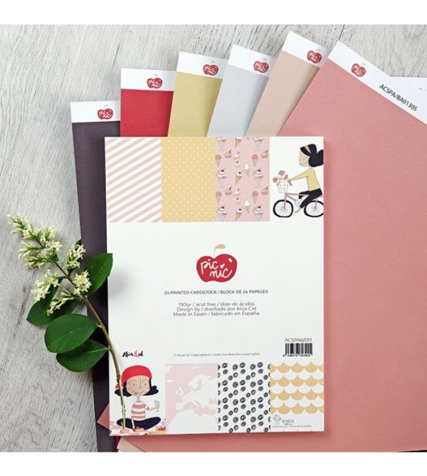 bloc para scrapbooking picnic
