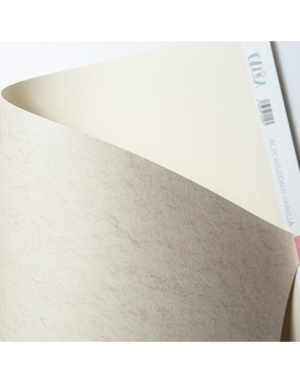 Cartulina básica Vainilla, especial para trabajos de scrapbooking