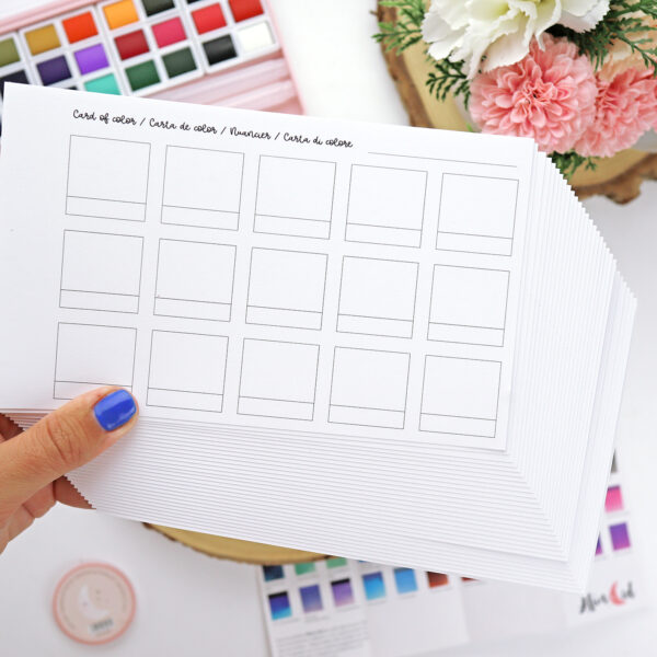 Kit de 30 fichas Carta de colores - Imagen 3