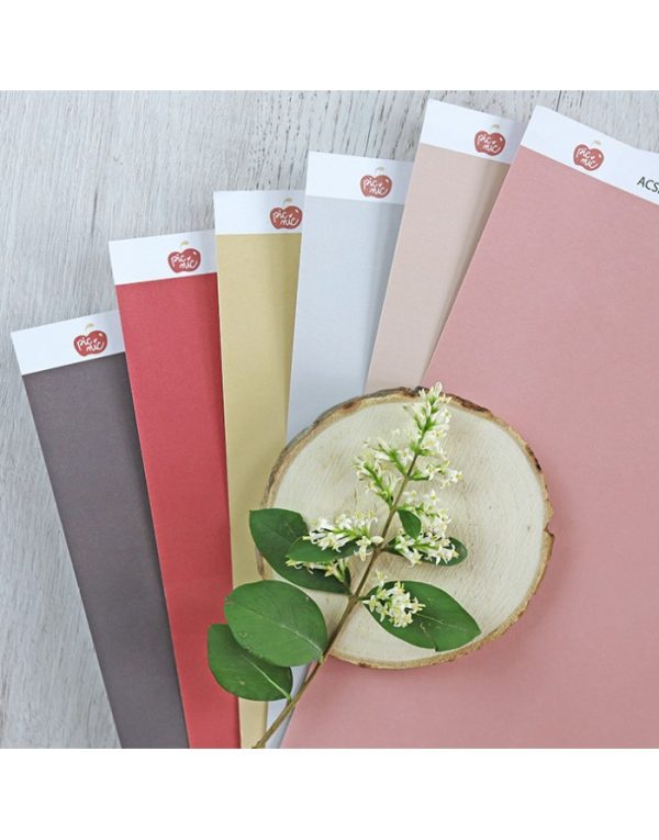 Kit de papeles sólidos de Picnic, especial para scrapbooking
