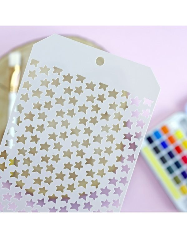 plantilla de estrellas para mix media