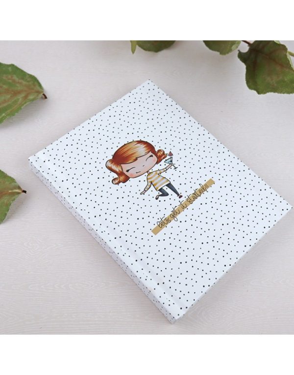 Agenda perpetua Let´s get it started. Diseño de Alúa Cid