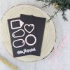 Hoja de imán mediana, por unidad. Para organizar troqueles de scrapbooking