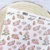 Papel vegetal Adorable Zoe Flores
