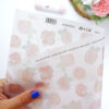 Papel vegetal flores Toffee