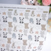 Papel vegetal Pequeño Panda peluches - Imagen 2