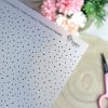Polipropileno A3 Topos negros, especial para scrapbooking y manualidades