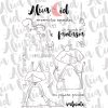 sello pequeña princesa para scrapbooking