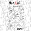 sello sirenas para scrapbooking