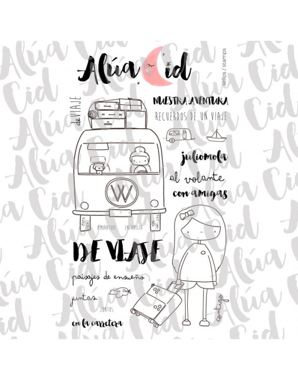 sello de julio mola para scrapbooking