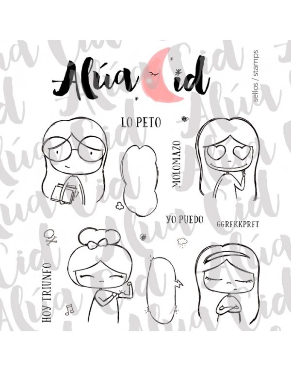 sello molo mazo de alua cid para scrapbooking