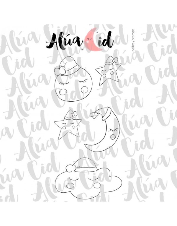 sello lunas y estrellas de alua cid