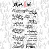 sello mensajes navidad para scrapbooking