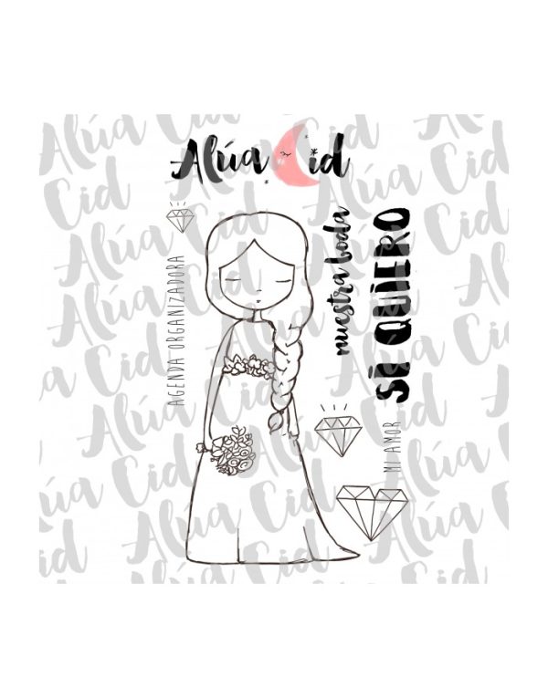 sello especial boda alua cid