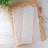 Set de 3 separadores Topos blancos para agenda, de Alúa Cid