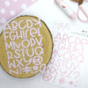 Set de troqueles ABC Candy