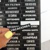 set de pegatinas para agenda