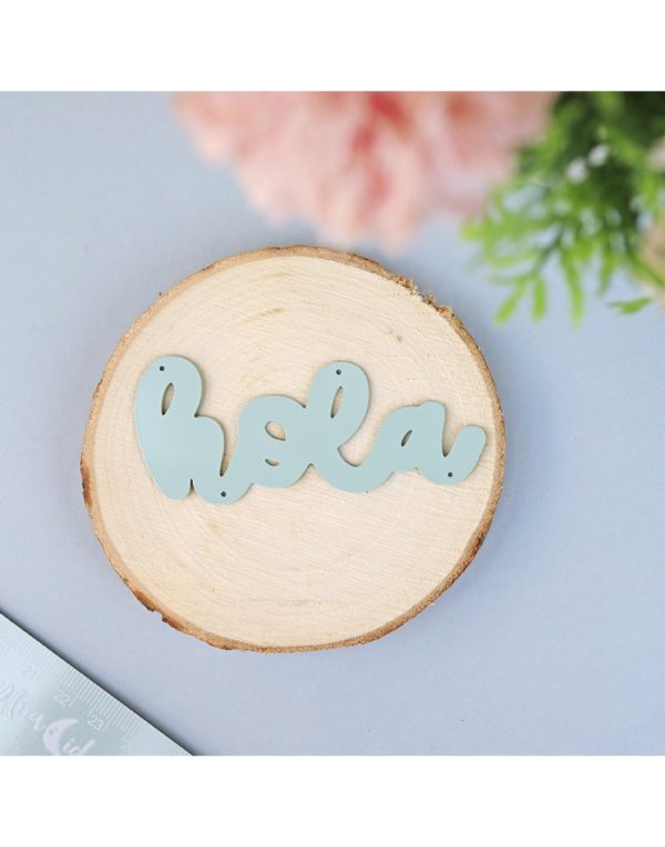 troquel hola para scrapbooking