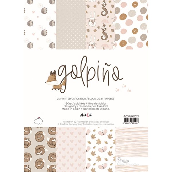 Bloc pequeño Golpiño para scrapbooking - Imagen 28