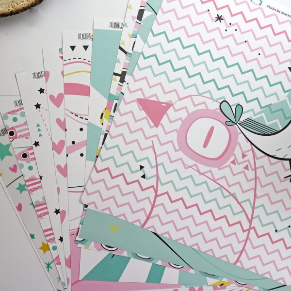 kit COMPLETO de scrapbooking Pájaropez - Imagen 6