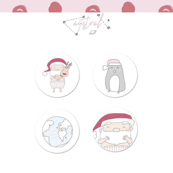pack de chapas austral de scrapbooking