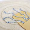 Set de cadenas de bolitas lacadas en azul bebé, para scrapbooking