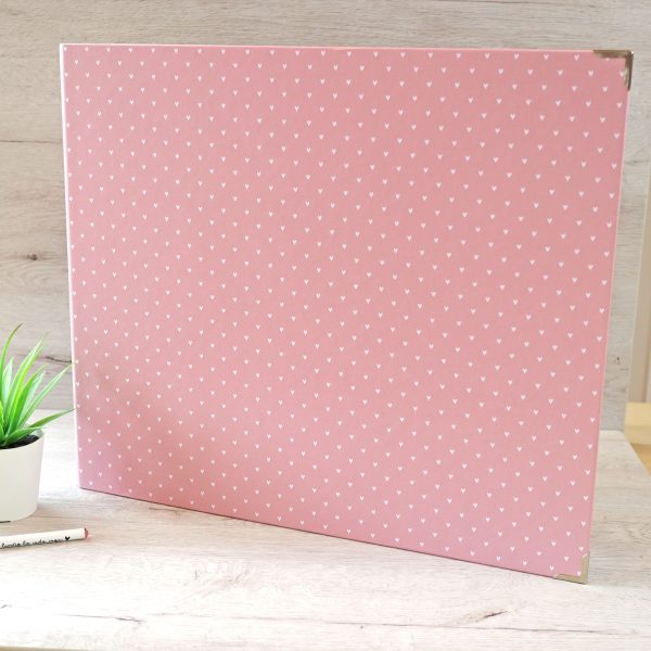 Carpeta 12x12" corazones de la colección Rita de Alúa Cid