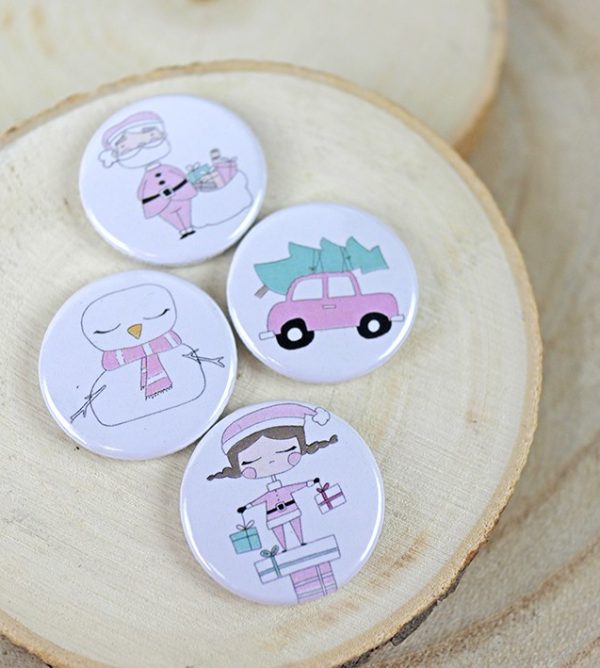 Set de chapas Nadal, especiales para scrapbooking