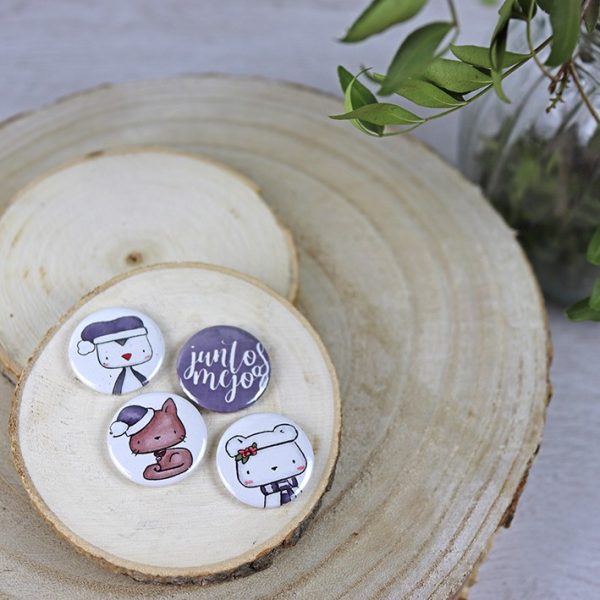 Set de 4 chapas Polar, especiales para scrapbooking