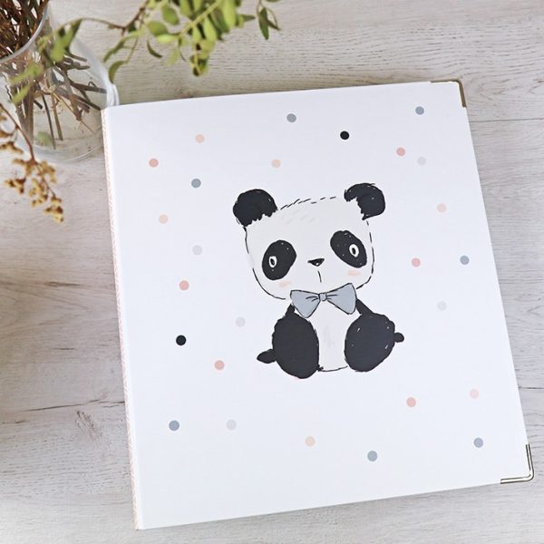 Carpeta álbum de fotos 9x12" Pequeño Panda. Para álbum de fotos o scrapbooking