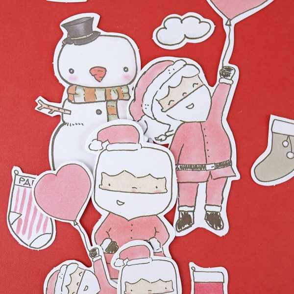Hola de troquelados Laponia, para scrapbooking y manualidades. Diseño de Alúa Cid