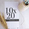 sobres organización 10x20 cm para sellos de scrapbooking
