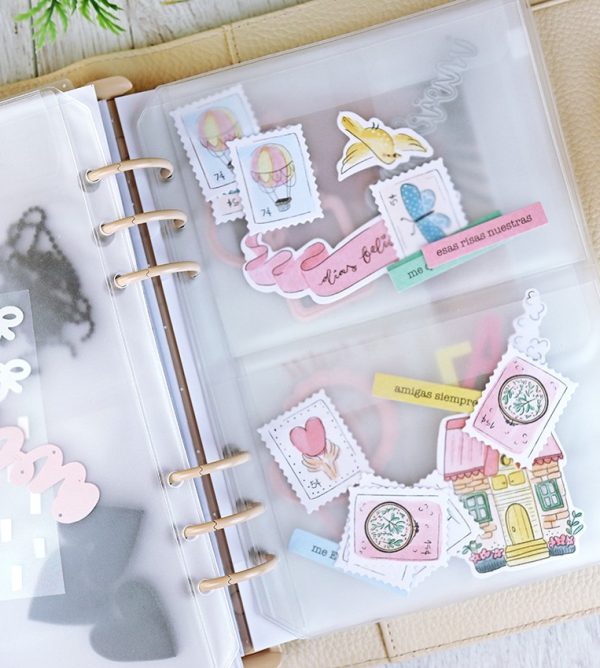 Set popurrí de 4 fundas para agenda A5