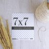 sobres organización 7x7 cm para sellos de scrapbooking