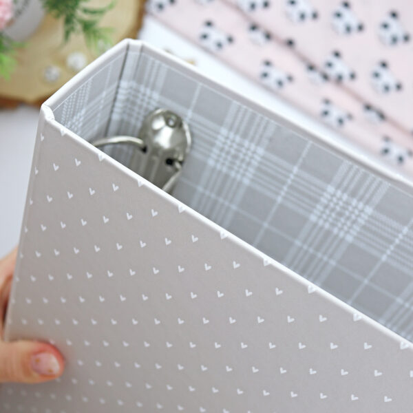 Carpeta 9x12'' corazones Pequeño Panda