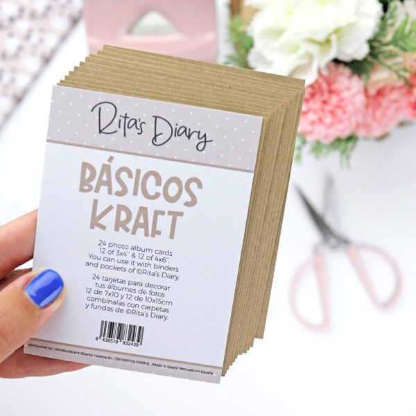 Set de tarjetas básicas Kraft - Imagen 2