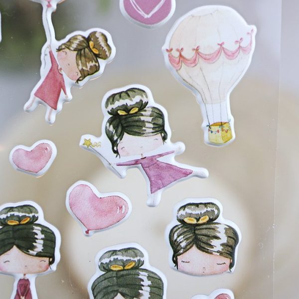 Set de pegatinas puffy ARI - Imagen 4