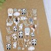 Set de pegatinas puffy Pequeño Panda para scrapbooking y papeleria