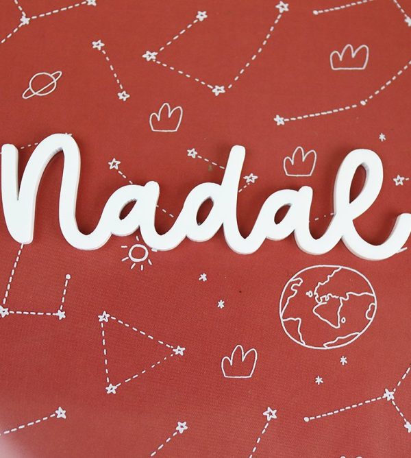 adorno navidad de metacrilato